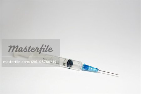 Syringe, close-up