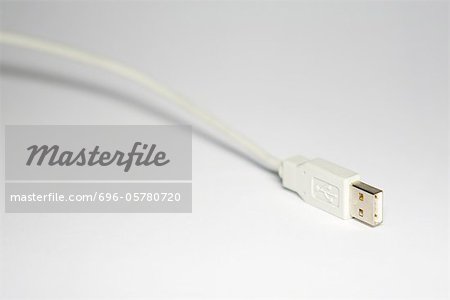 USB cable, close-up
