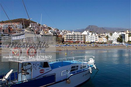 Playa de Los Cristianos, Los Cristianos, Tenerife, îles Canaries, Espagne, Atlantique, Europe