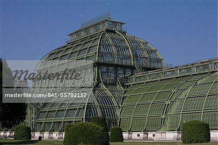 Palm House, jardins du Palais Schonbrunn, Site du patrimoine mondial de l'UNESCO, Vienne, Autriche, Europe