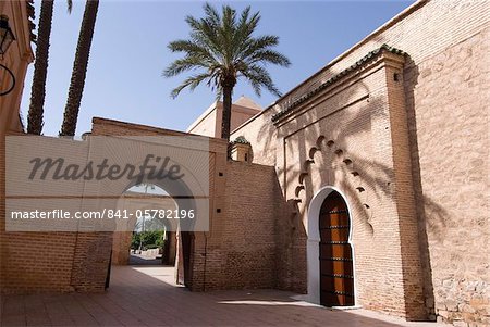 La mosquée de la Koutoubia (mosquée des libraires), l'emblème de Marrakech, au Maroc, en Afrique du Nord, Afrique