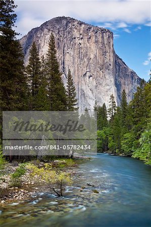 El Capitan, a 3000 feet granite monolith, with the Merced River flowing through Yosemite Valley, Yosemite National Park, UNESCO World Heritage Site, Sierra Nevada, California, United States of America, North America El Capitan, a 3000 feet granite monolith, with the Merced River flowing through Yosemite Valley, Yosemite National Park, UNESCO World Heritage Site, Sierra Nevada, California, United States of America, North America