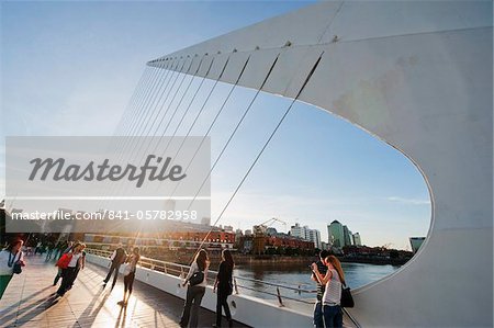 Puente de la Mujer, Buenos Aires, Argentina, South America