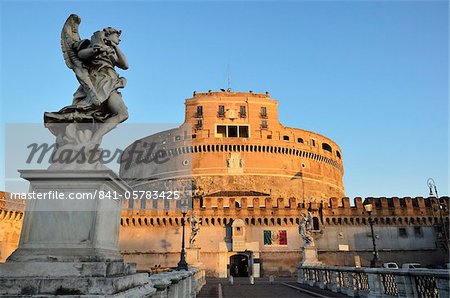 Castel Sant Angelo et Ponte Sant Angelo, Rome, Lazio, Italie, Europe