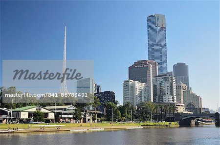 Melbourne Central Business District (CBD) and Yarra River, Melbourne, Victoria, Australia, Pacific