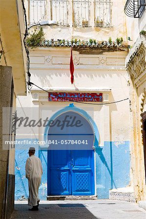 Street in the Kasbah, Tangier, Morocco, North Africa, Africa