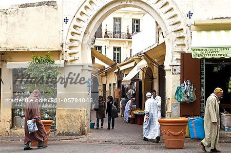 Petit Socco entrée, Tanger, Maroc, l'Afrique du Nord, Afrique Petit Socco entrée, Tanger, Maroc, l'Afrique du Nord, Afrique