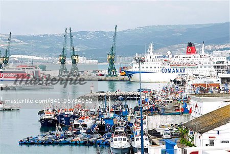 Vieux port, Tanger, Maroc, l'Afrique du Nord, Afrique