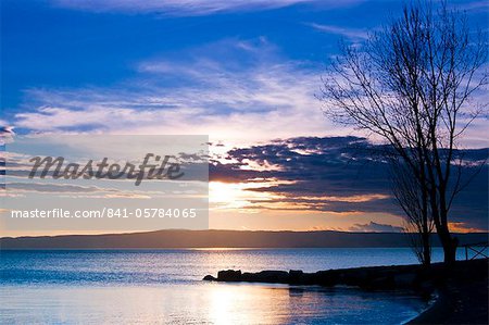 Lago di Bolsena, Lago di Bolsena, Latium, Provinz Viterbo, Italien, Europa