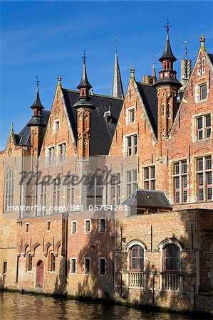 Musée de Bruges-Stadhuis dans le Burg, Bruges, West Flanders, Belgique, Europe