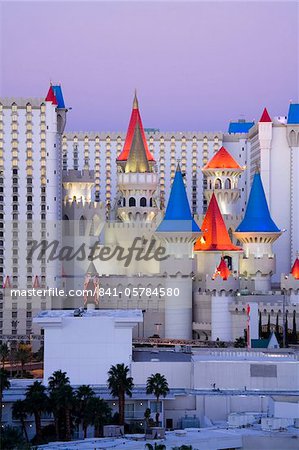 Excalibur Hotel and Casino, Las Vegas, Nevada, États-Unis d'Amérique, l'Amérique du Nord