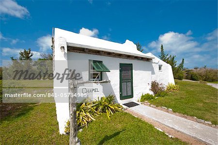 Heydon Trust Chapel dating from 1616, Somerset, Bermuda, Central America