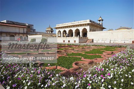 Khas Palace dans le Fort d'Agra, Site du patrimoine mondial de l'UNESCO, Agra, Uttar Pradesh, Inde, Asie