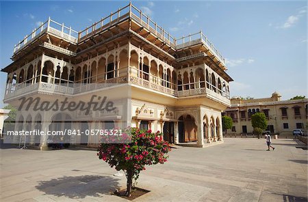 Mubarak Mahal (Welcome Palace), City Palace, Jaipur, Rajasthan, India, Asia