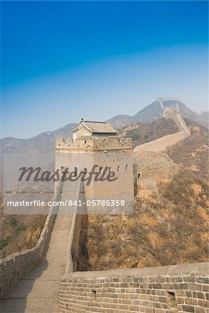 La grande muraille de Chine, patrimoine mondial UNESCO, Jinshanling, Chine, Asie