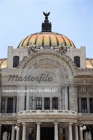 Palacio de Bellas Artes (Concertgebouw), Mexico City, Mexique, en Amérique du Nord
