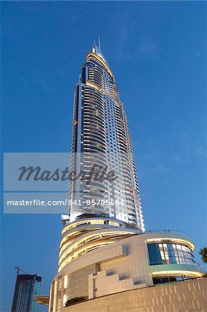 Le bâtiment adresse également connu sous le nom de la librairie, Dubai, Émirats Arabes Unis, Moyen-Orient