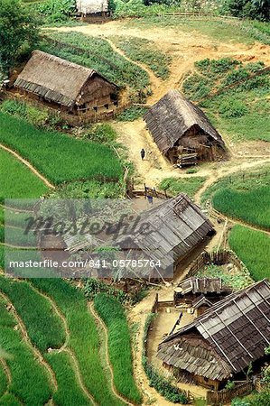 Reisfelder in Sapa Region Nord-Vietnam, Vietnam, Indochina, Südostasien, Asien