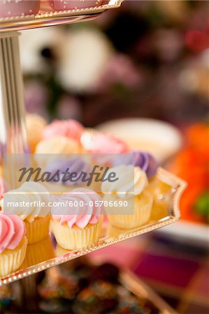 Nahaufnahme der Cupcakes Nahaufnahme der Cupcakes
