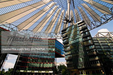 Le Sony center, Potsdamer Platz, Berlin, Allemagne, Europe