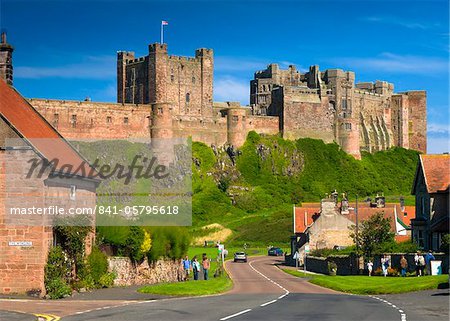 Bamburgh Castle, Northumberland, England, Vereinigtes Königreich, Europa