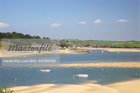 Rock village looking from Padstow, Camel Estuary, North Cornwall, England, United Kingdom, Europe