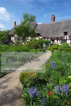 Anne Hathaway Shottery, Stratford-upon-Avon, Cottage, Warwickshire, Angleterre, Royaume-Uni, Europe
