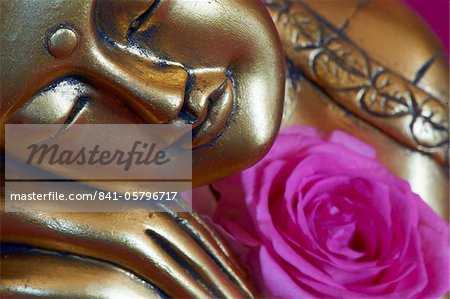 Head of Buddha statue, Bangkok, Thailand, Southeast Asia, Asia