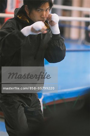 Young Boxer Ready To Fight