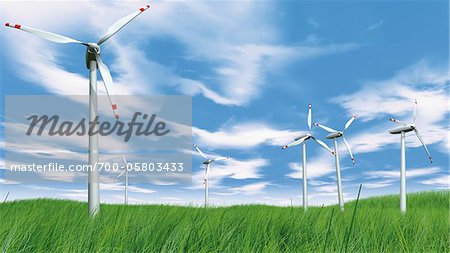 Éoliennes en champ Éoliennes en champ