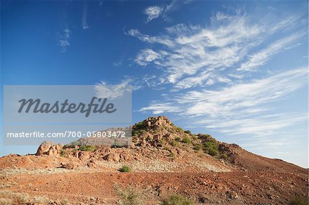 Rocky paysage, Boa Vista, Cap-vert, Afrique