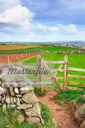Wooden Gate, Rumps Point, Cornwall, England