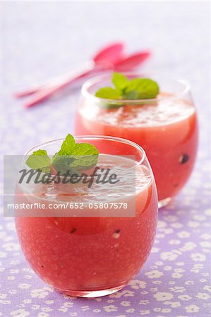 Gaspacho de melon d'eau