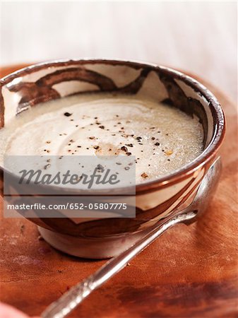 Quinoa semolina soup