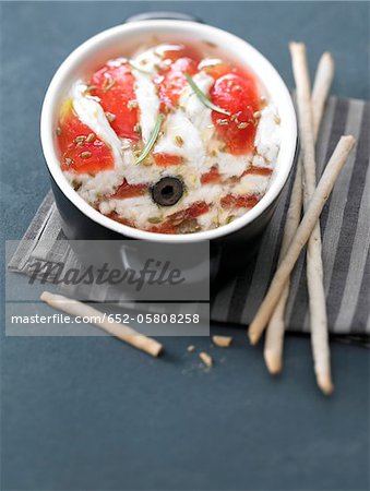 Skate and tomato terrine