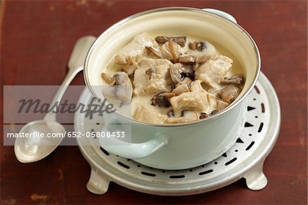 Vanilla-flavored veal blanquette