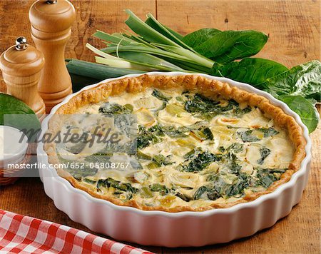 Tarte salée poireau et oseille Tarte salée poireau et oseille