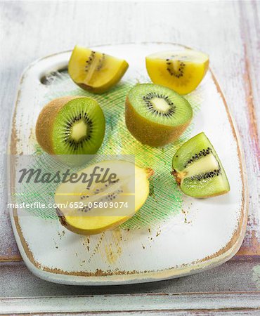 Kiwis en tranches