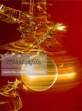 Christmas decoration in motion