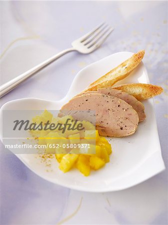 Foie gras with mango