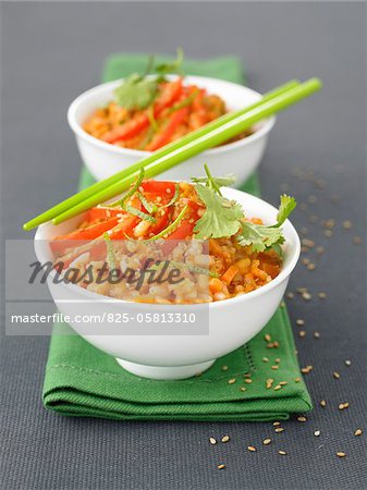 Curry rouge Risotto