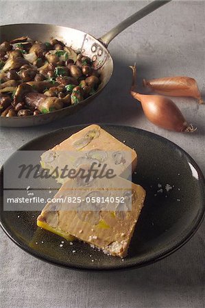 Mushroom and Foie gras terrine