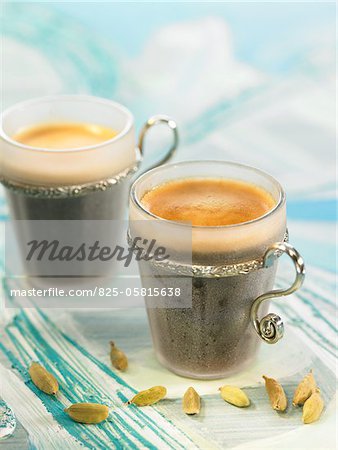 Arabian coffee with cardamom