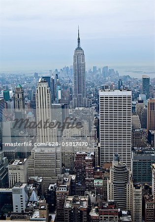 Skyline, Manhattan, Empire State Building, New York City, USA
