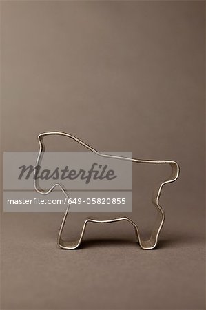 Close up of decorative cookie cutter