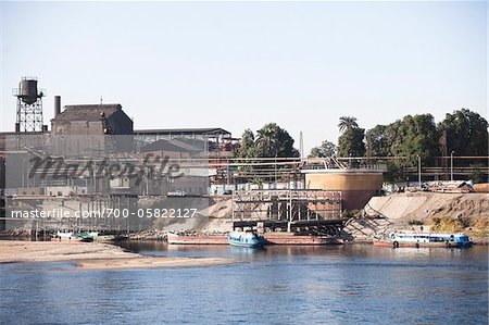 Usine, Nil, Egypte Usine, Nil, Egypte