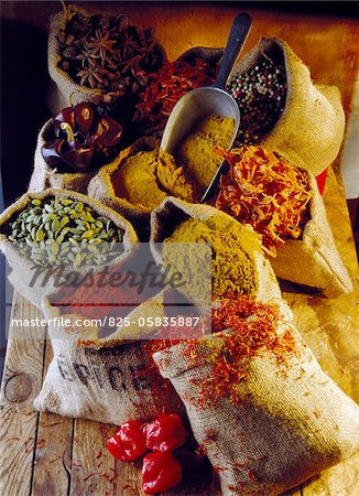 Bags of spices