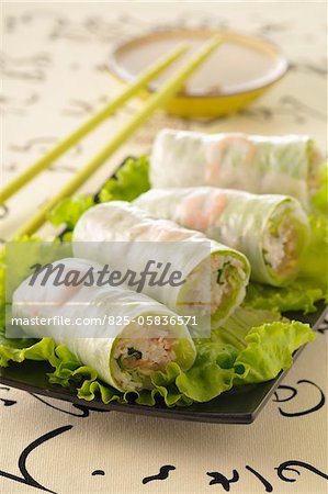 Rouleaux de printemps crevettes