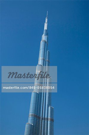 Burj Khalifa, Sheikh Zayed Road, Dubaï. Architectes : Skidmore, Owings and Merrill