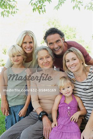 Portrait de famille, multi-génération